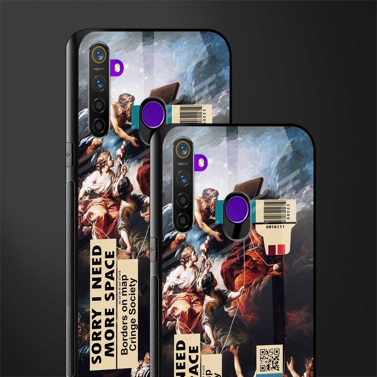 carlevanloo glass case for realme 5s image-2