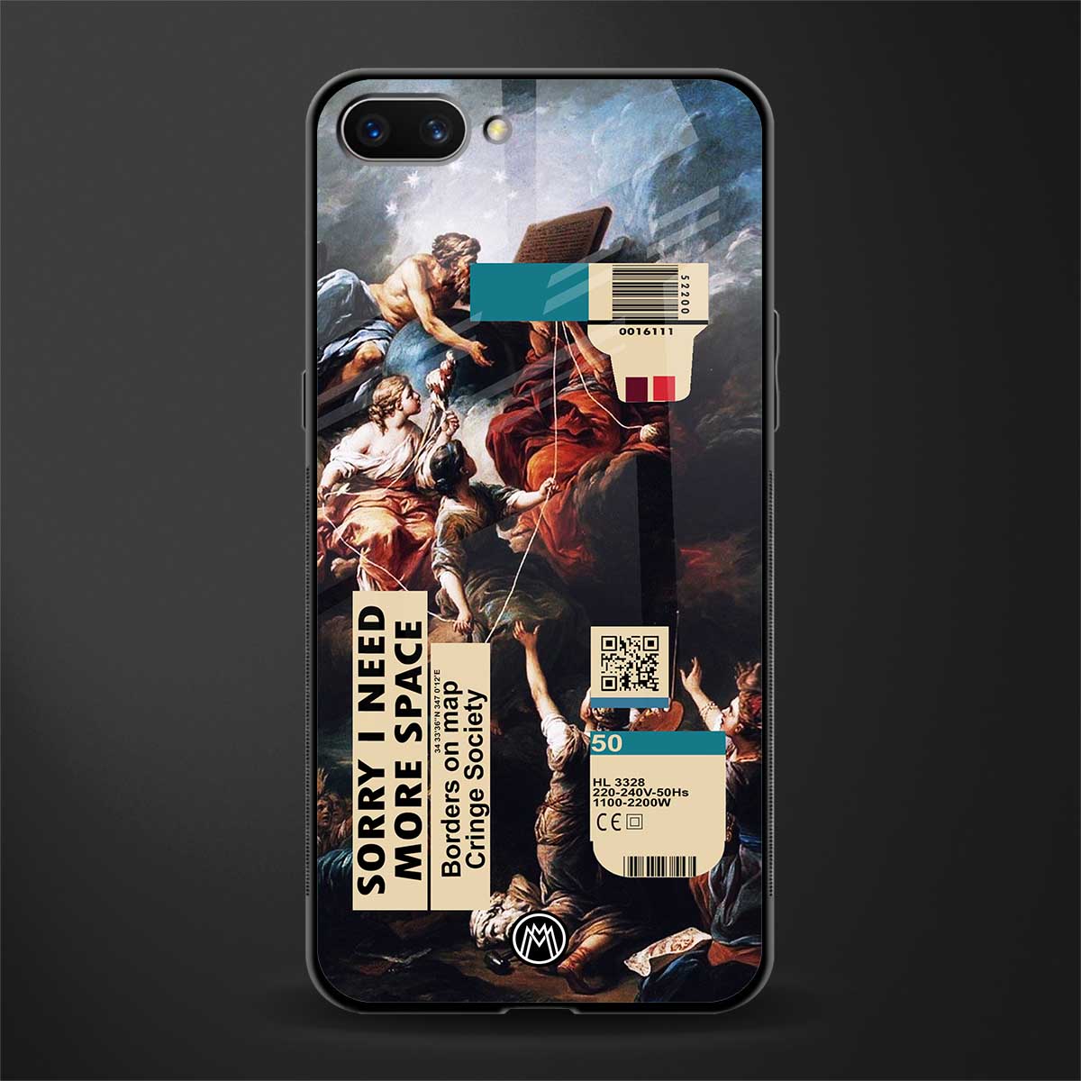 carlevanloo glass case for realme c1 image