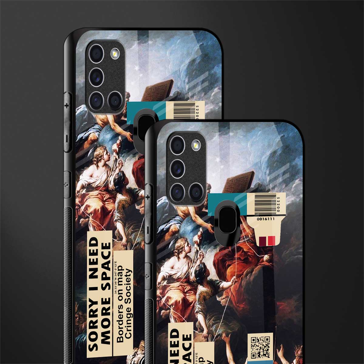 carlevanloo glass case for samsung galaxy a21s image-2