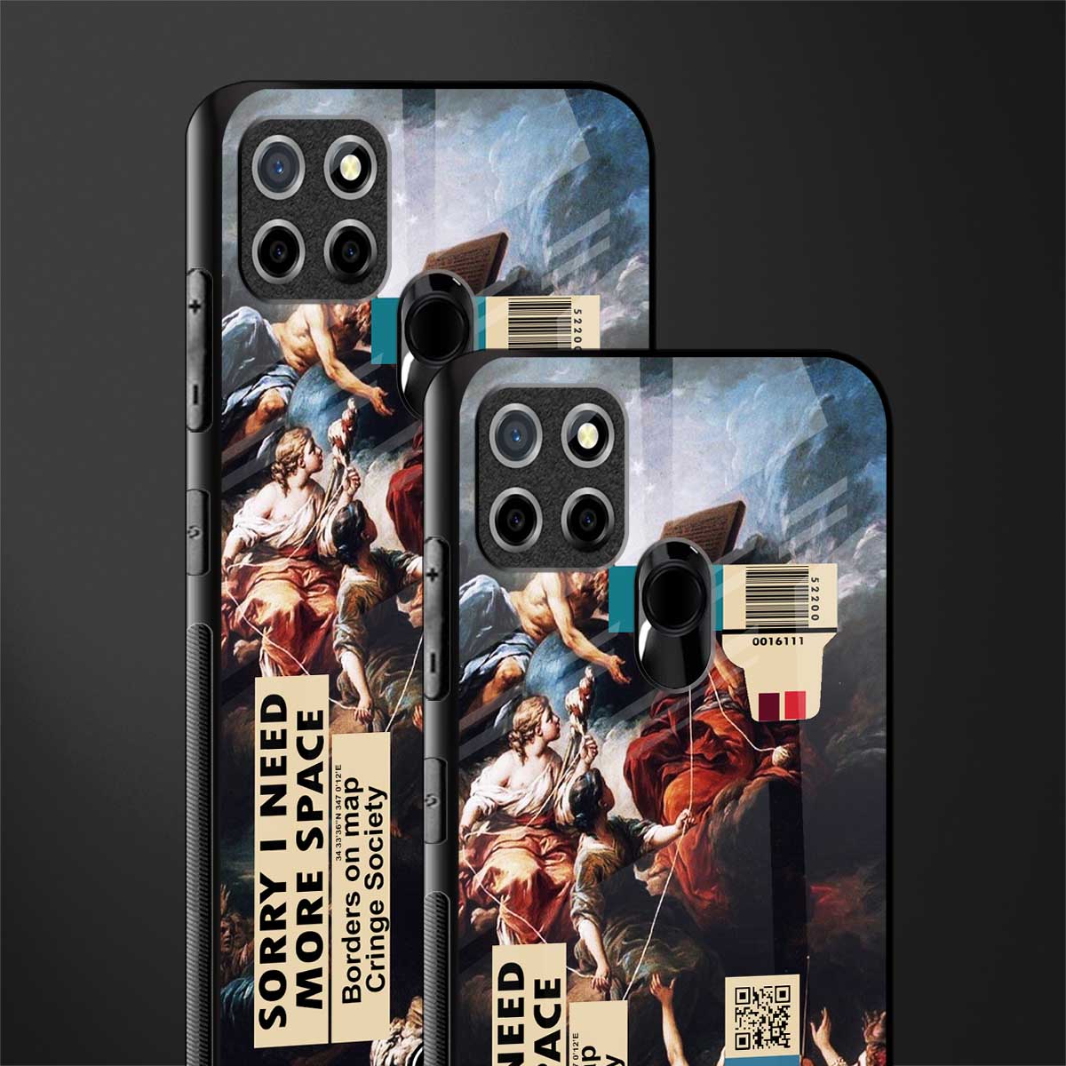 carlevanloo glass case for realme narzo 30a image-2