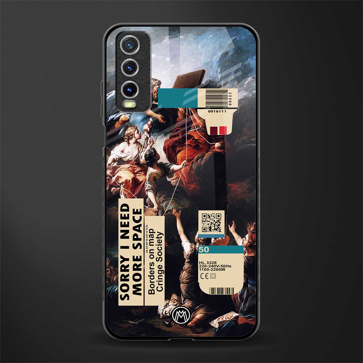 carlevanloo glass case for vivo y20 image