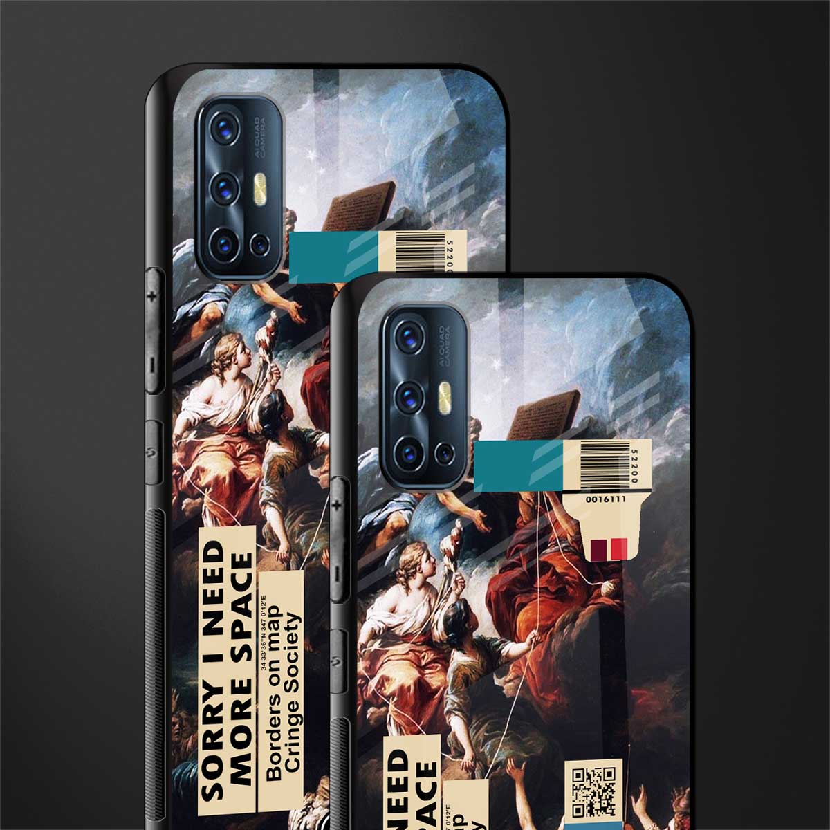 carlevanloo glass case for vivo v17 image-2