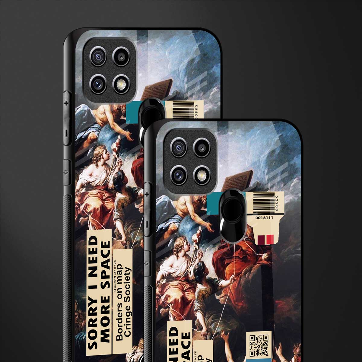 carlevanloo glass case for oppo a15s image-2