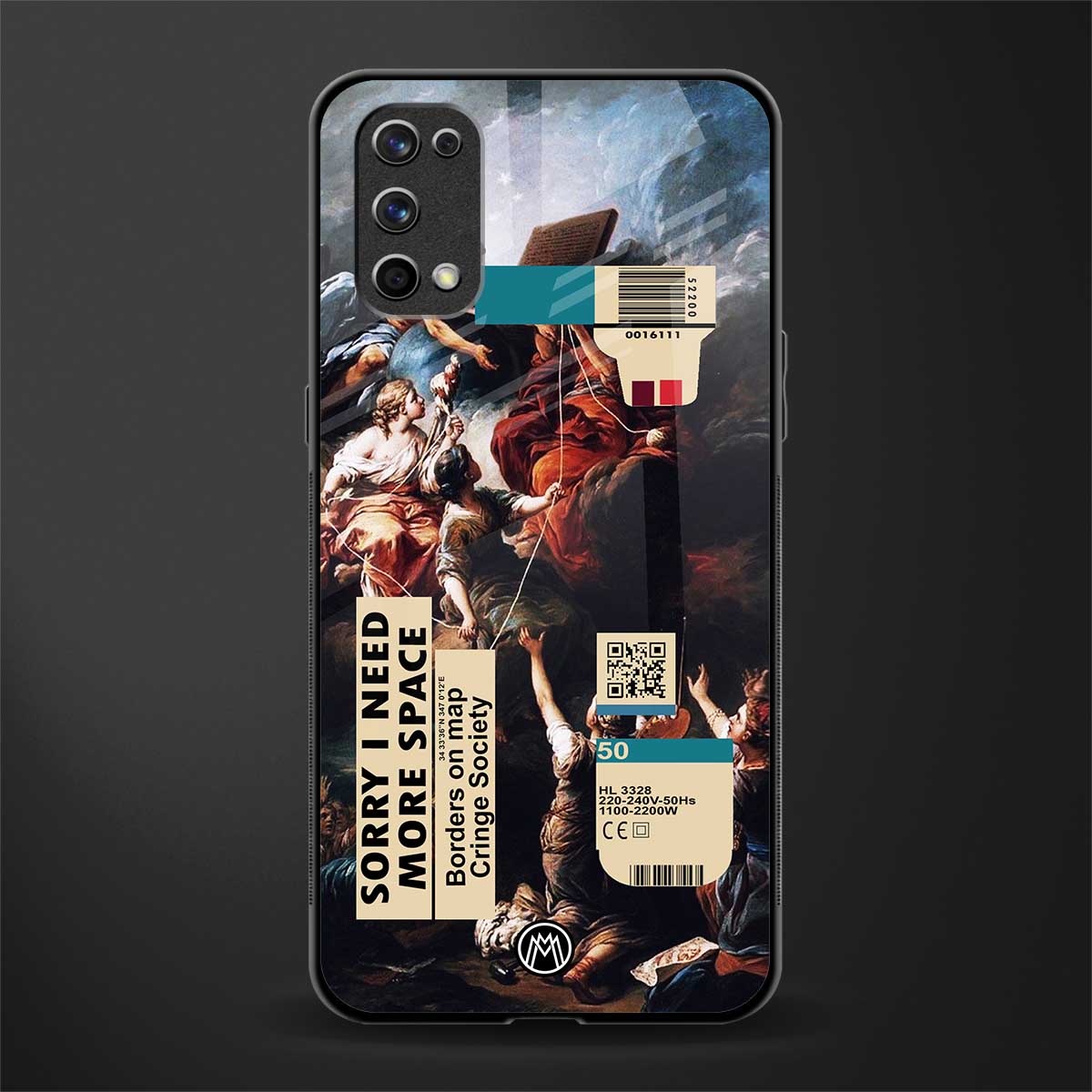 carlevanloo glass case for realme 7 pro image