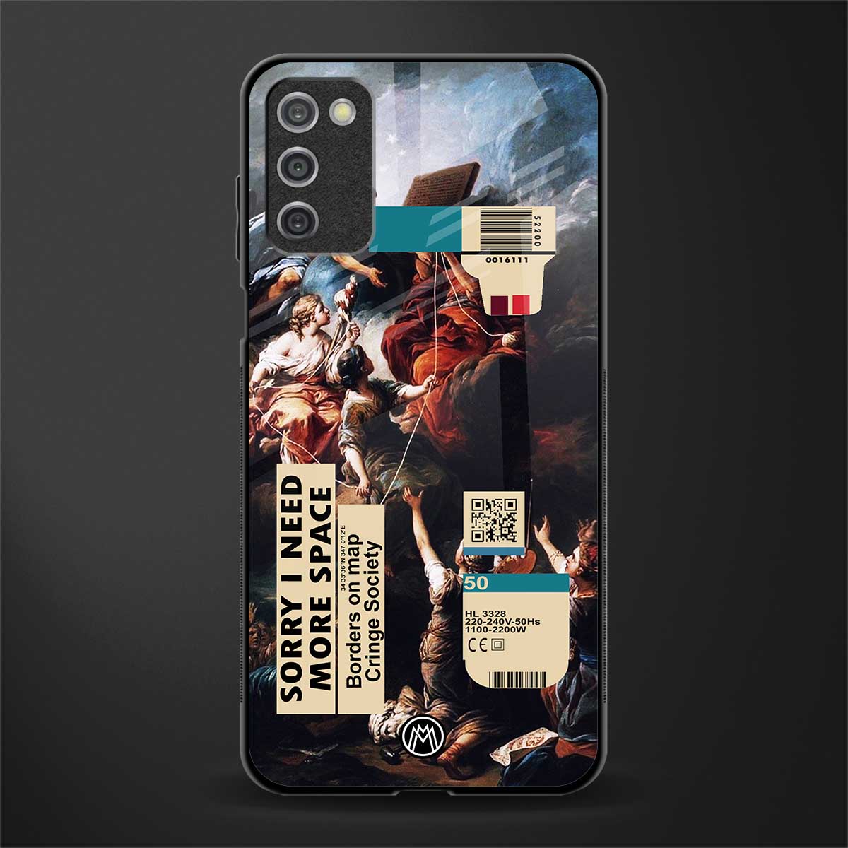 carlevanloo glass case for samsung galaxy a03s image