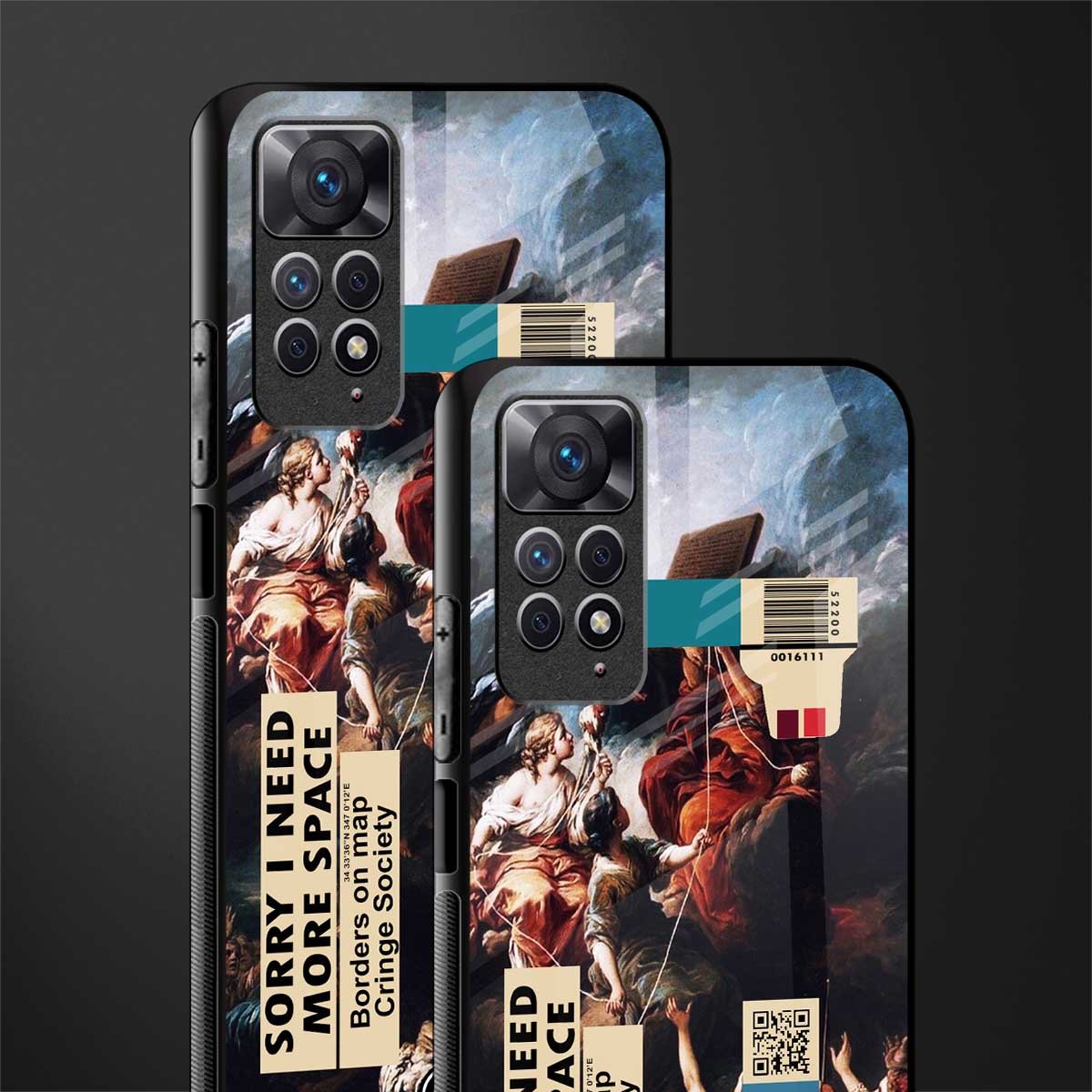 carlevanloo back phone cover | glass case for redmi note 11 pro plus 4g/5g
