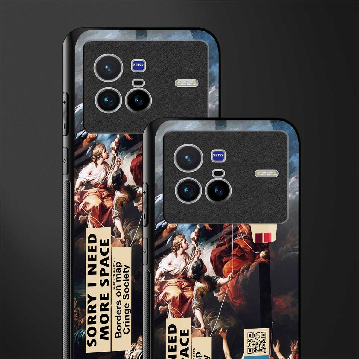 carlevanloo glass case for vivo x80 image-2