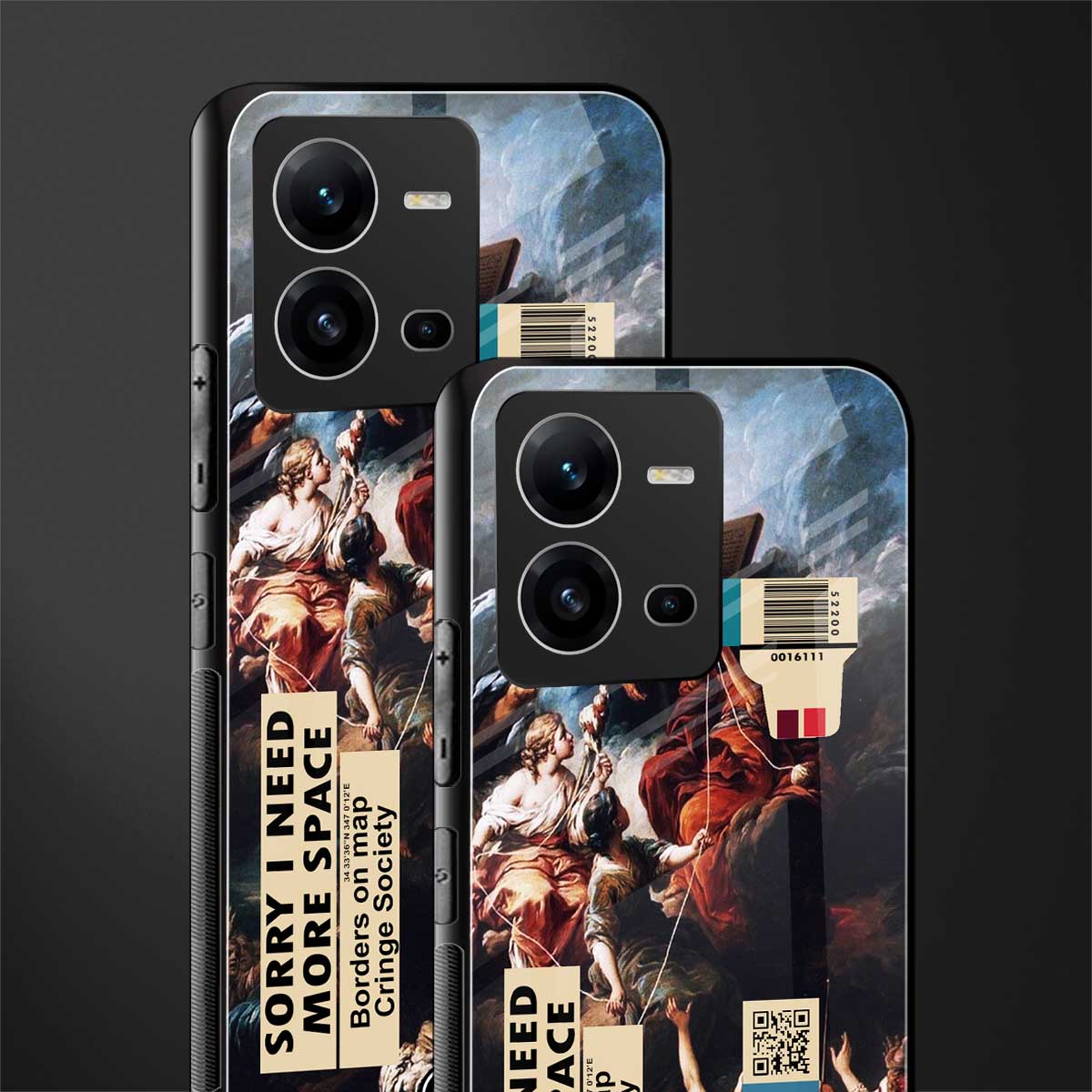 carlevanloo back phone cover | glass case for vivo v25-5g