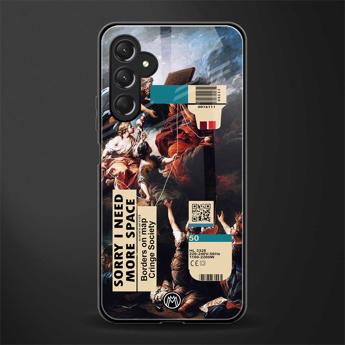 carlevanloo back phone cover | glass case for samsun galaxy a24 4g