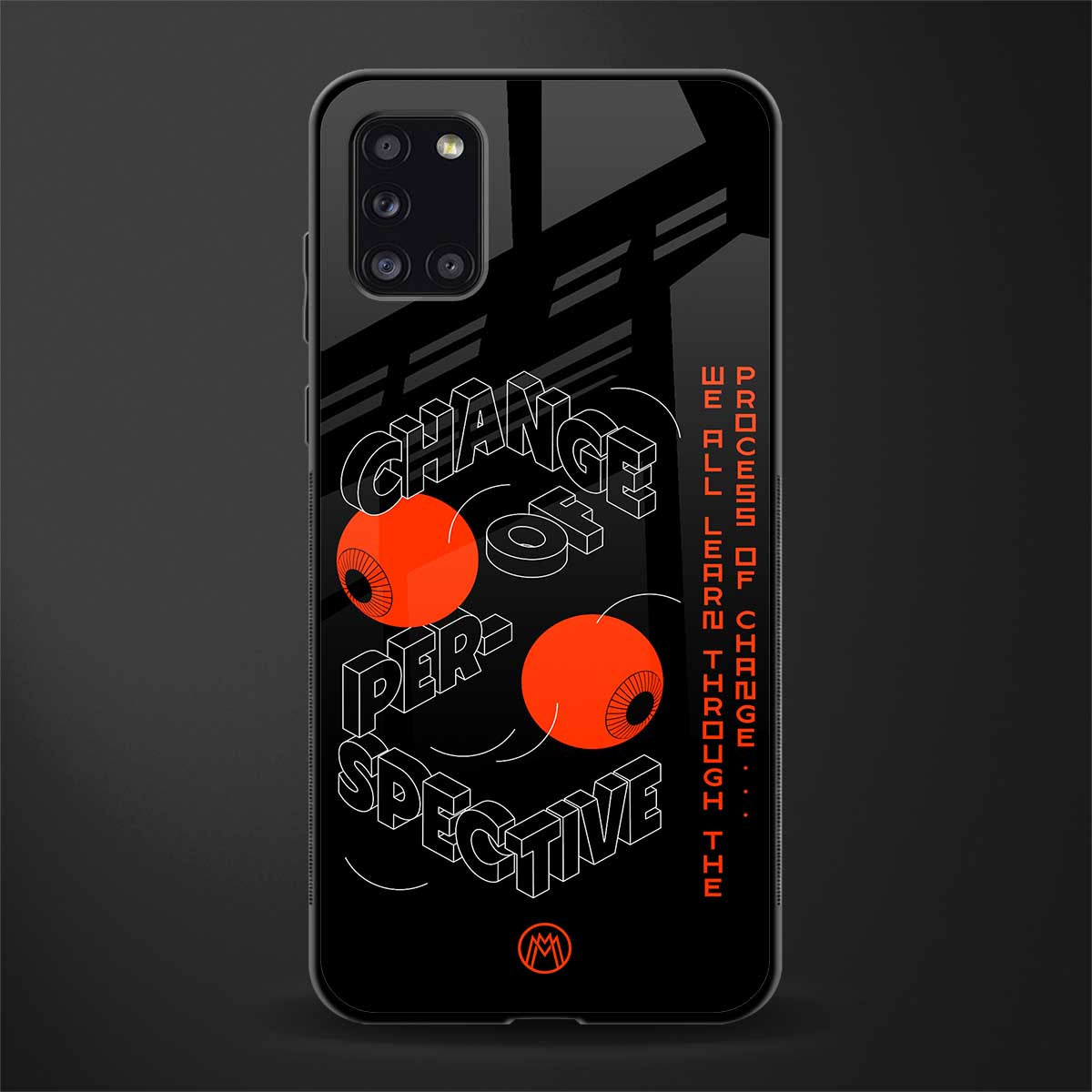 change of perspective glass case for samsung galaxy a31 image