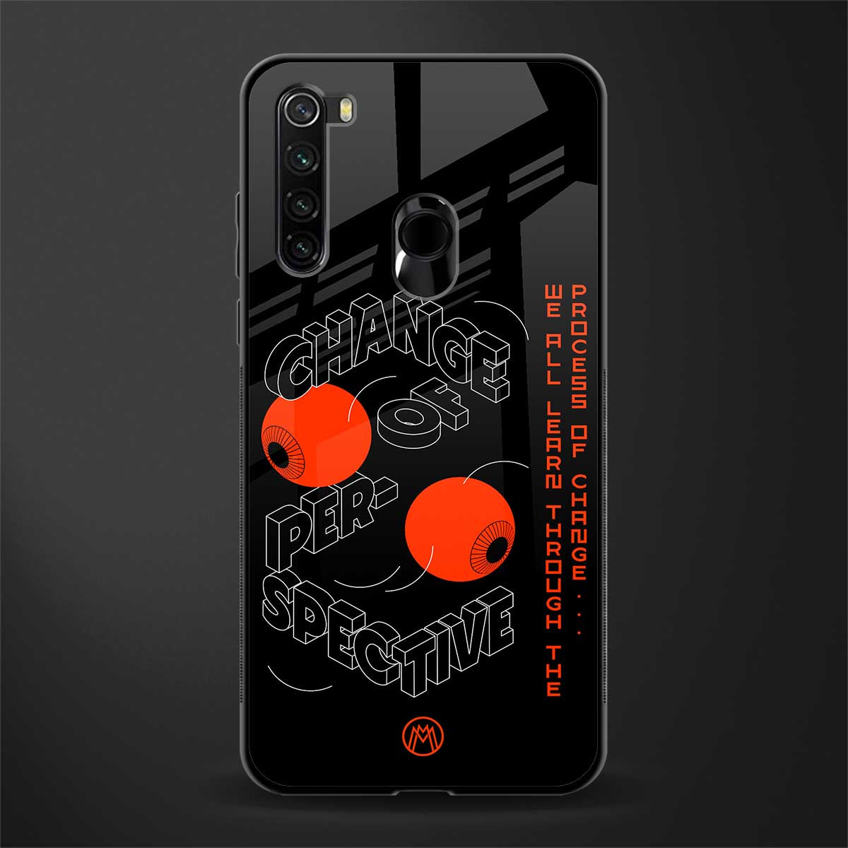 change of perspective glass case for redmi note 8 image
