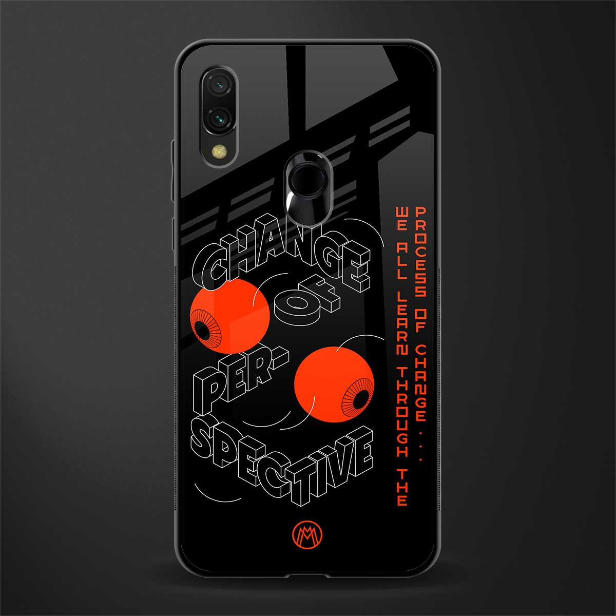 Change Of Perspective Phone Cover for Redmi Note 7S Glass Case