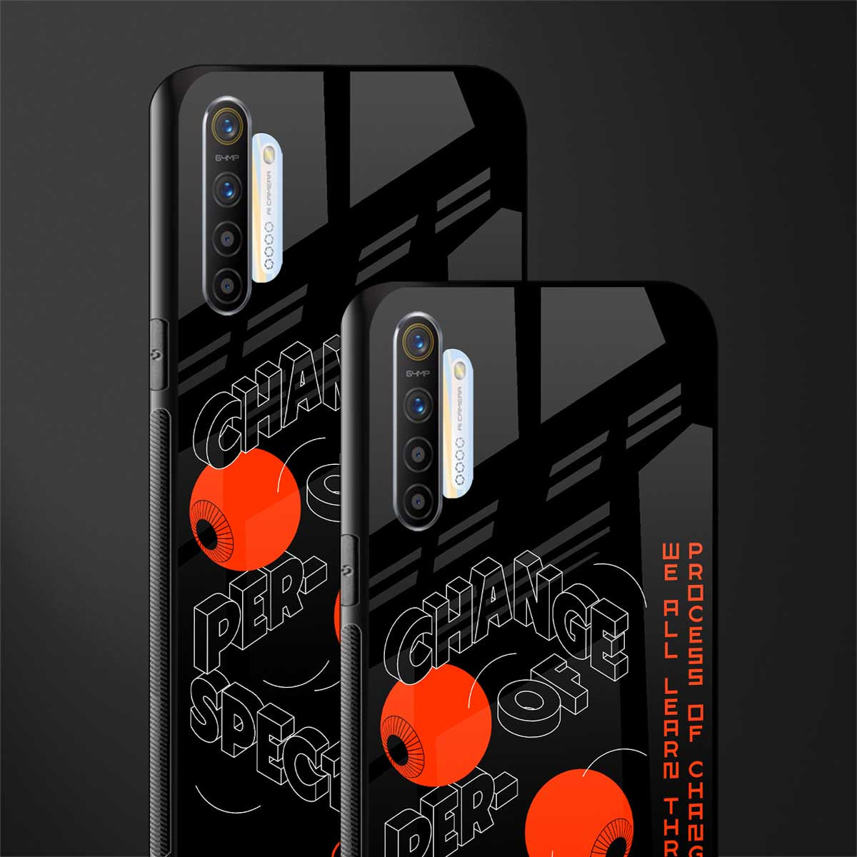 change of perspective glass case for realme x2 image-2