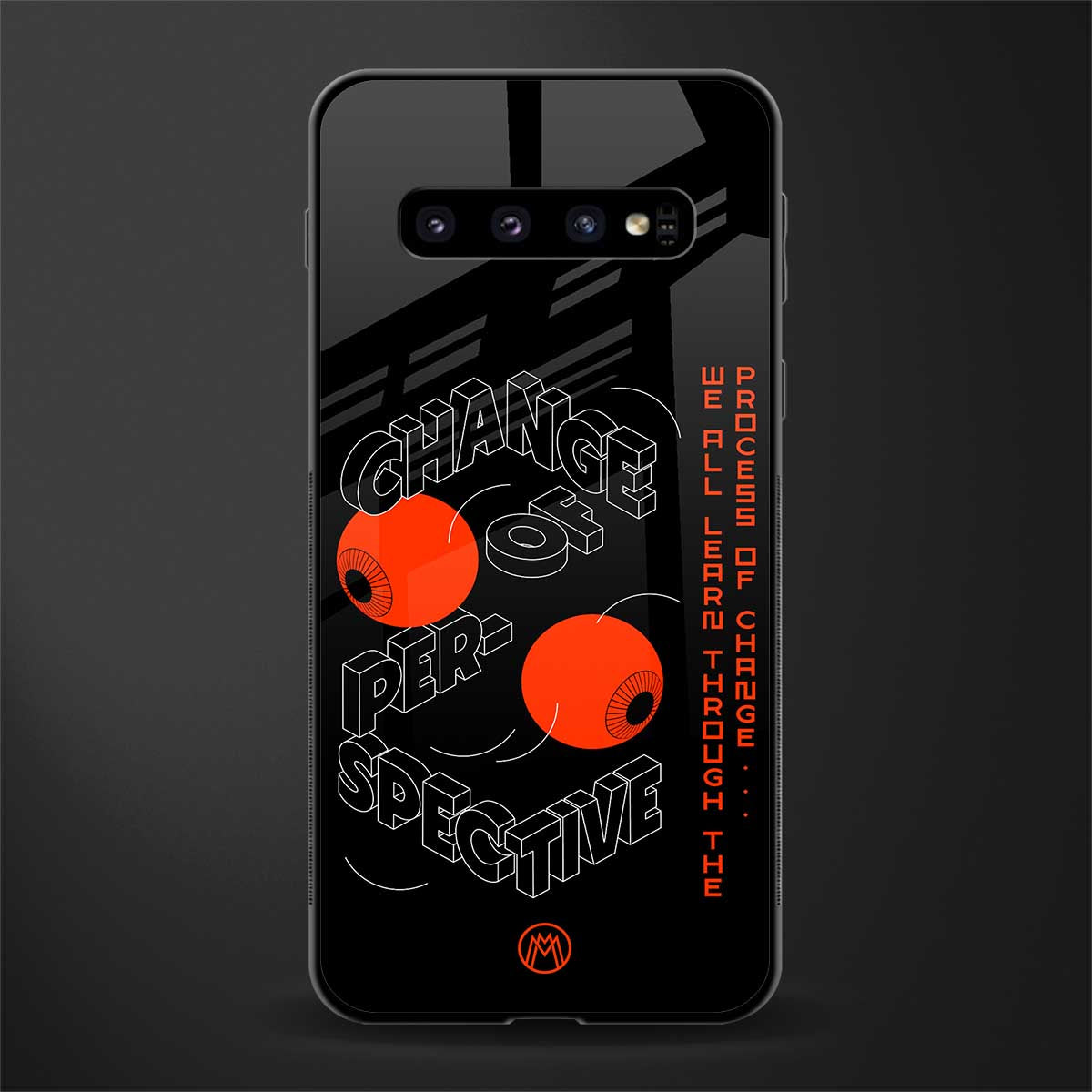 change of perspective glass case for samsung galaxy s10 plus image
