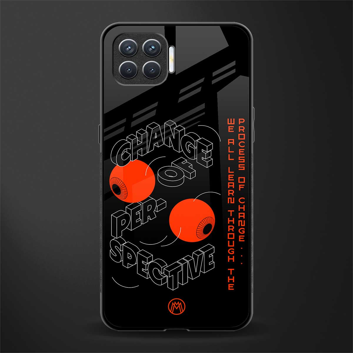 change of perspective glass case for oppo f17 pro image