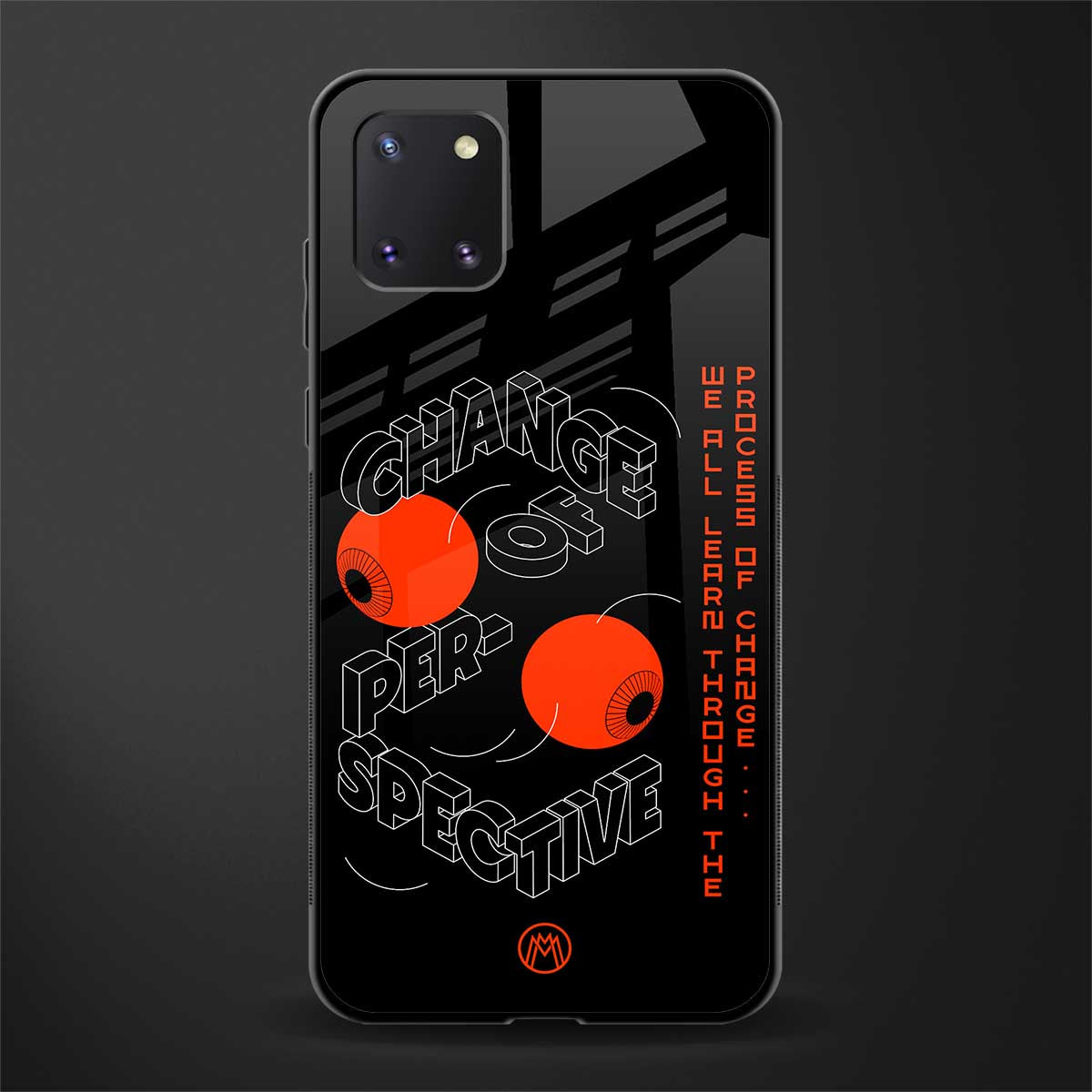 change of perspective glass case for samsung a81 image