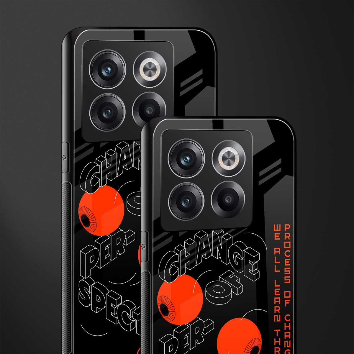change of perspective back phone cover | glass case for oneplus 10t