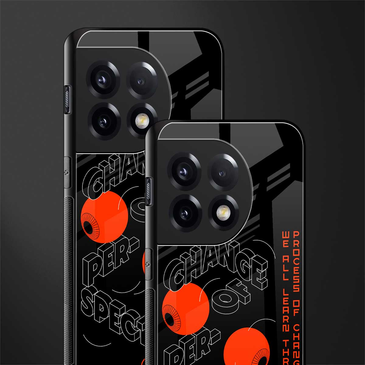 change of perspective back phone cover | glass case for oneplus 11r