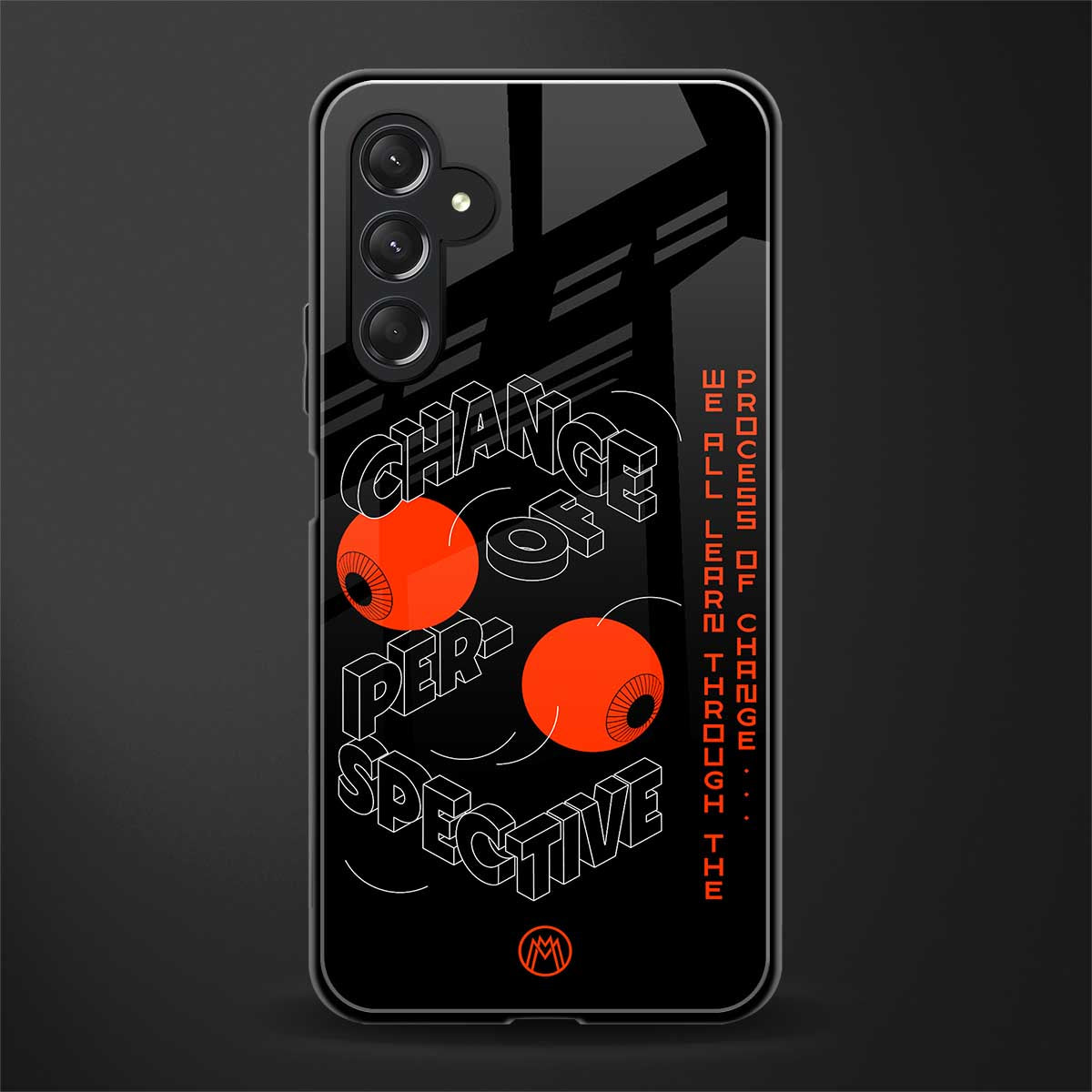 change of perspective back phone cover | glass case for samsun galaxy a24 4g
