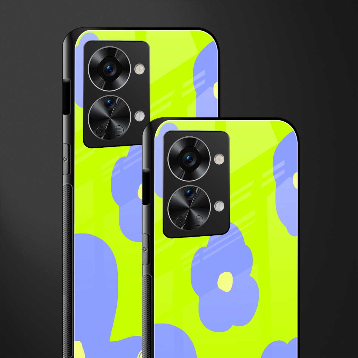 chartreuse arctic flowers glass case for phone case | glass case for oneplus nord 2t 5g