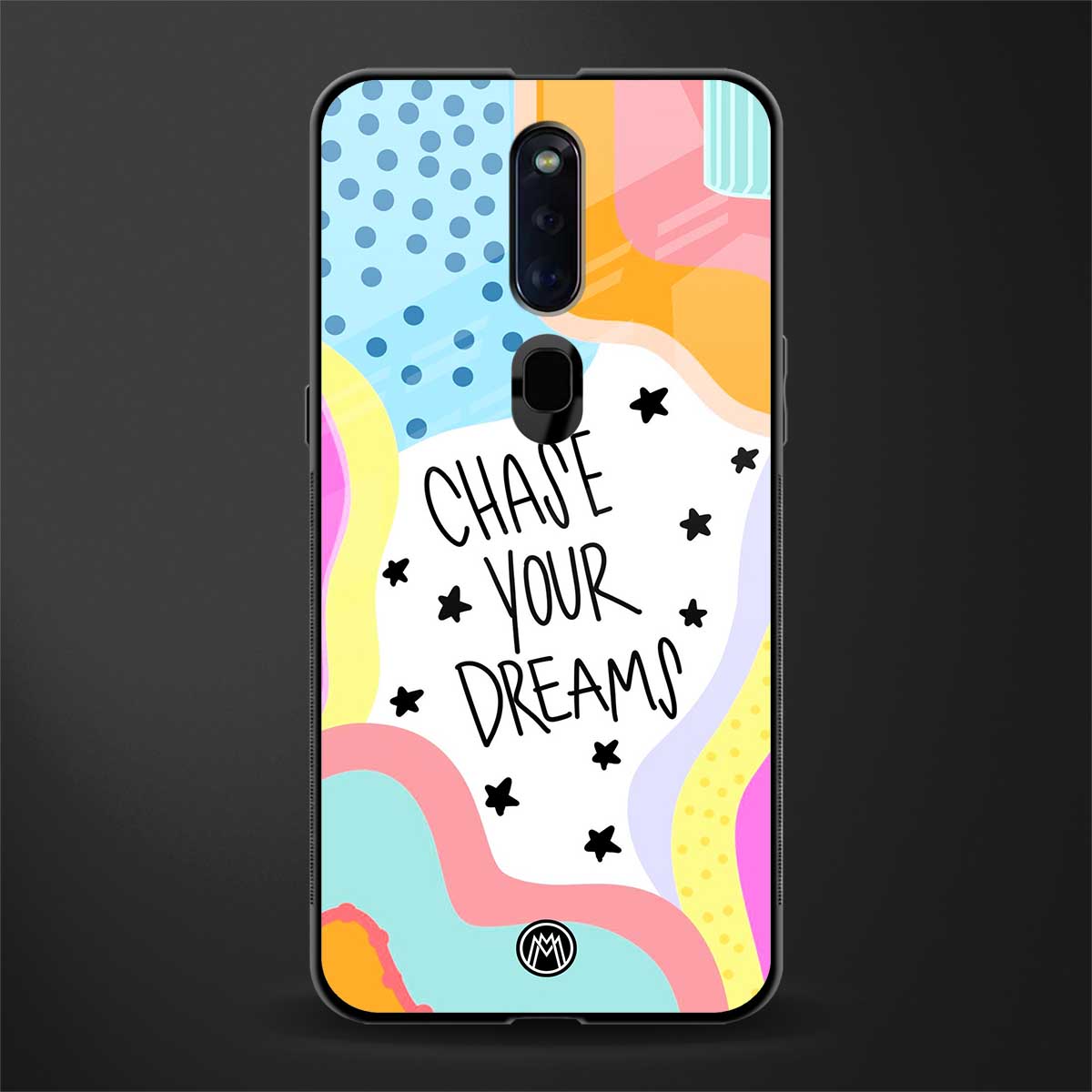 chase your dreams glass case for oppo f11 pro image