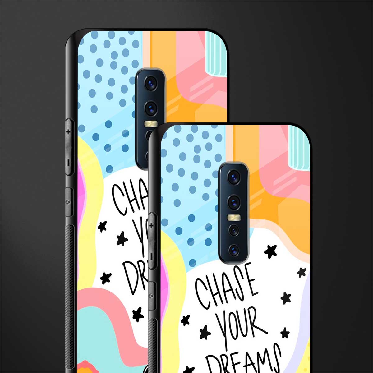 chase your dreams glass case for vivo v17 pro image-2