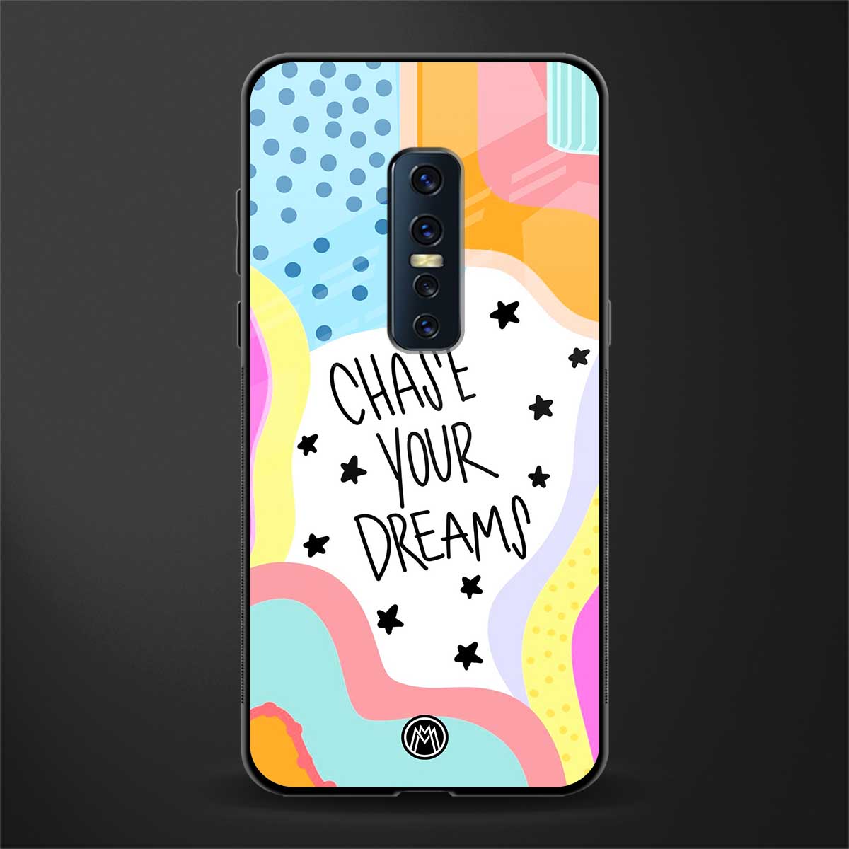 chase your dreams glass case for vivo v17 pro image