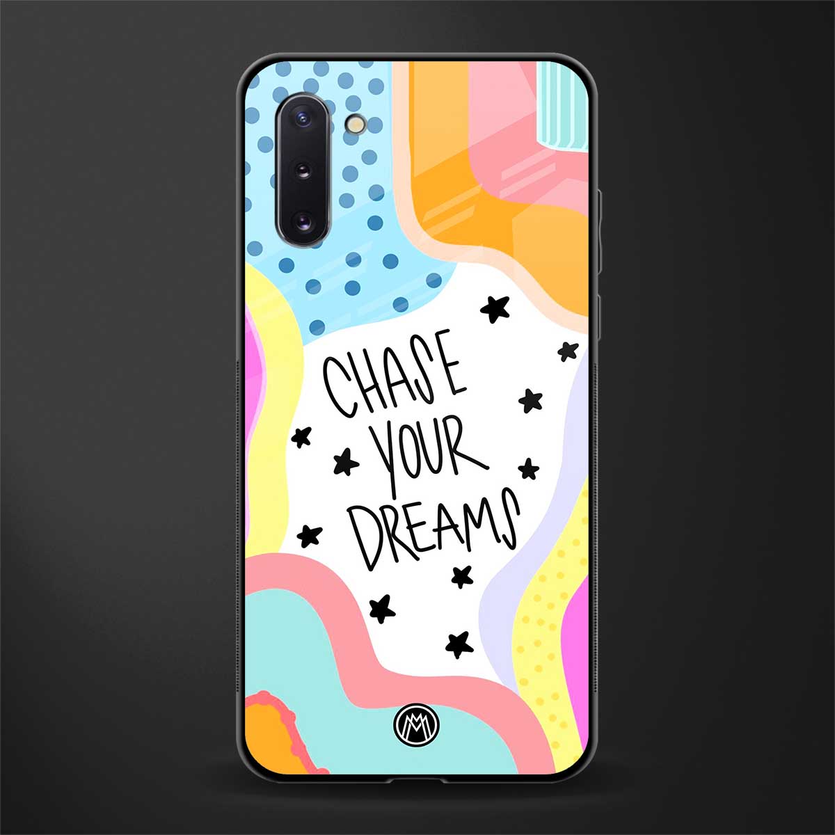chase your dreams glass case for samsung galaxy note 10 image