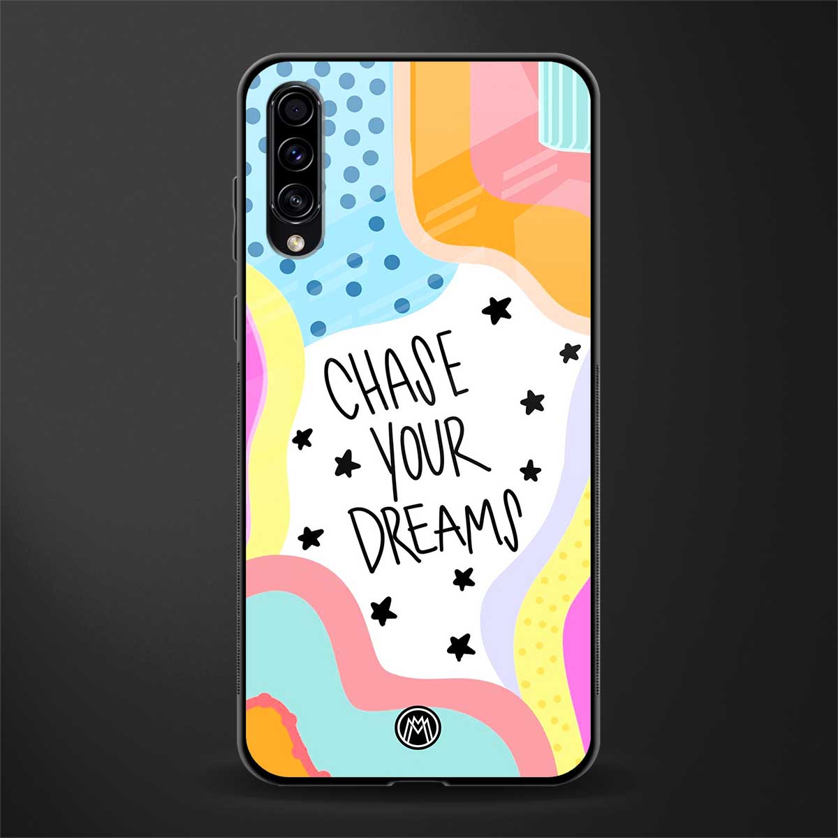 chase your dreams glass case for samsung galaxy a70 image