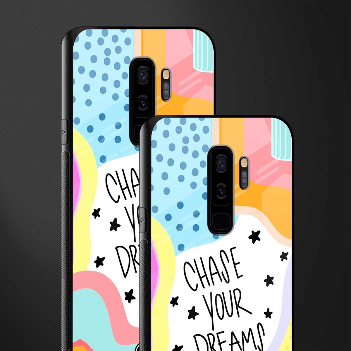 chase your dreams glass case for samsung galaxy s9 plus image-2