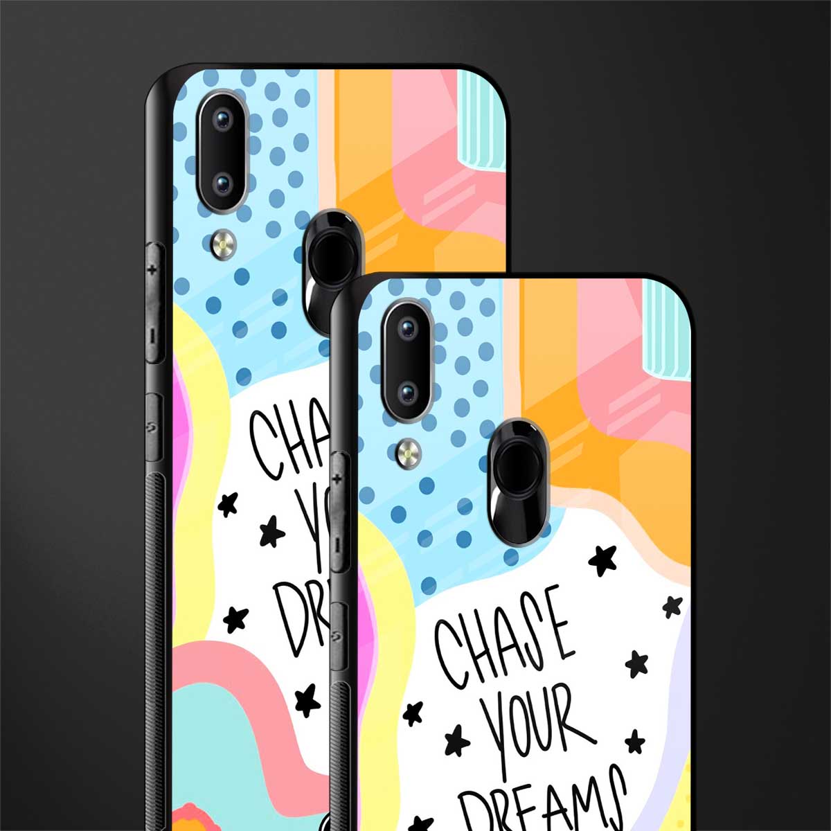 chase your dreams glass case for vivo y91 image-2