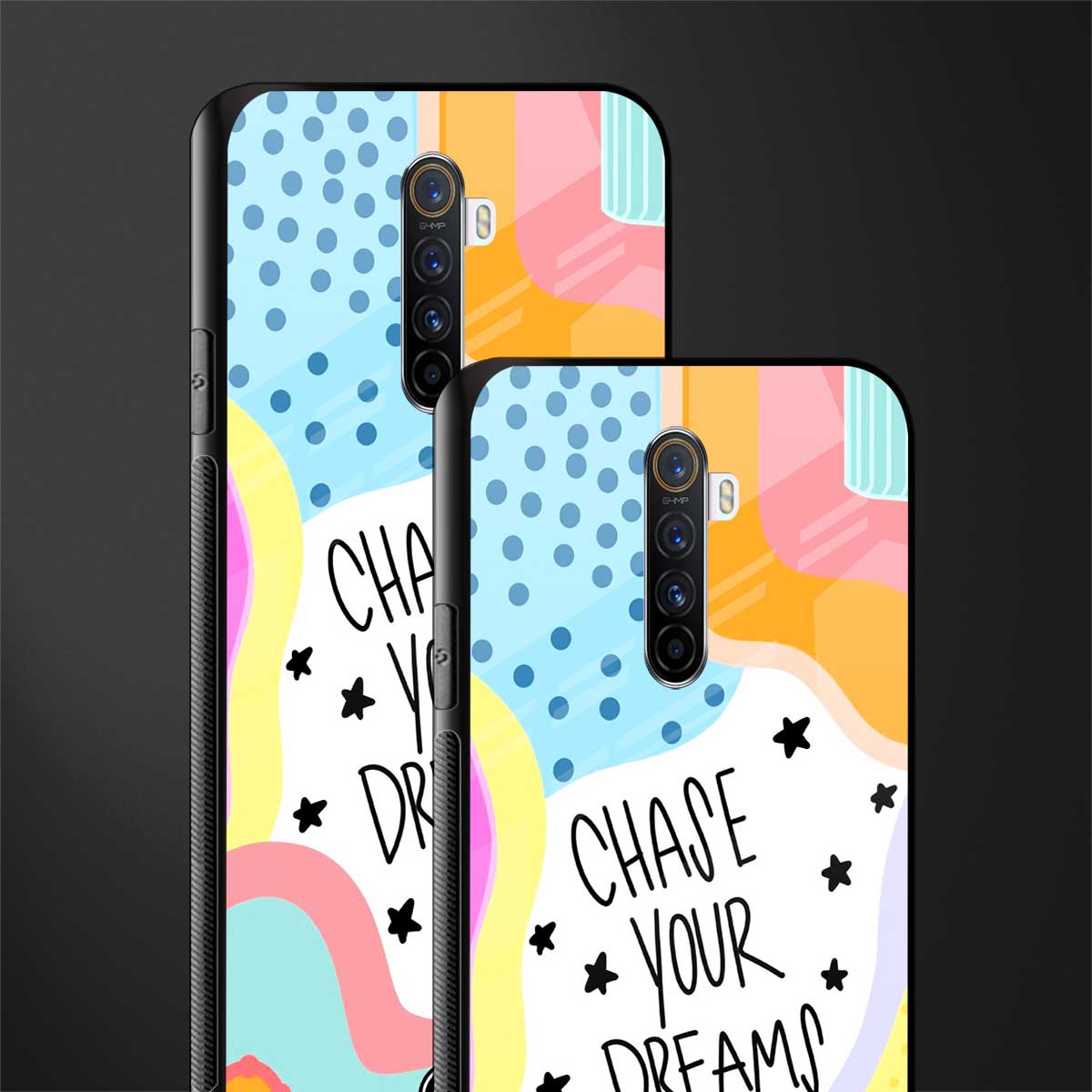 chase your dreams glass case for realme x2 pro image-2