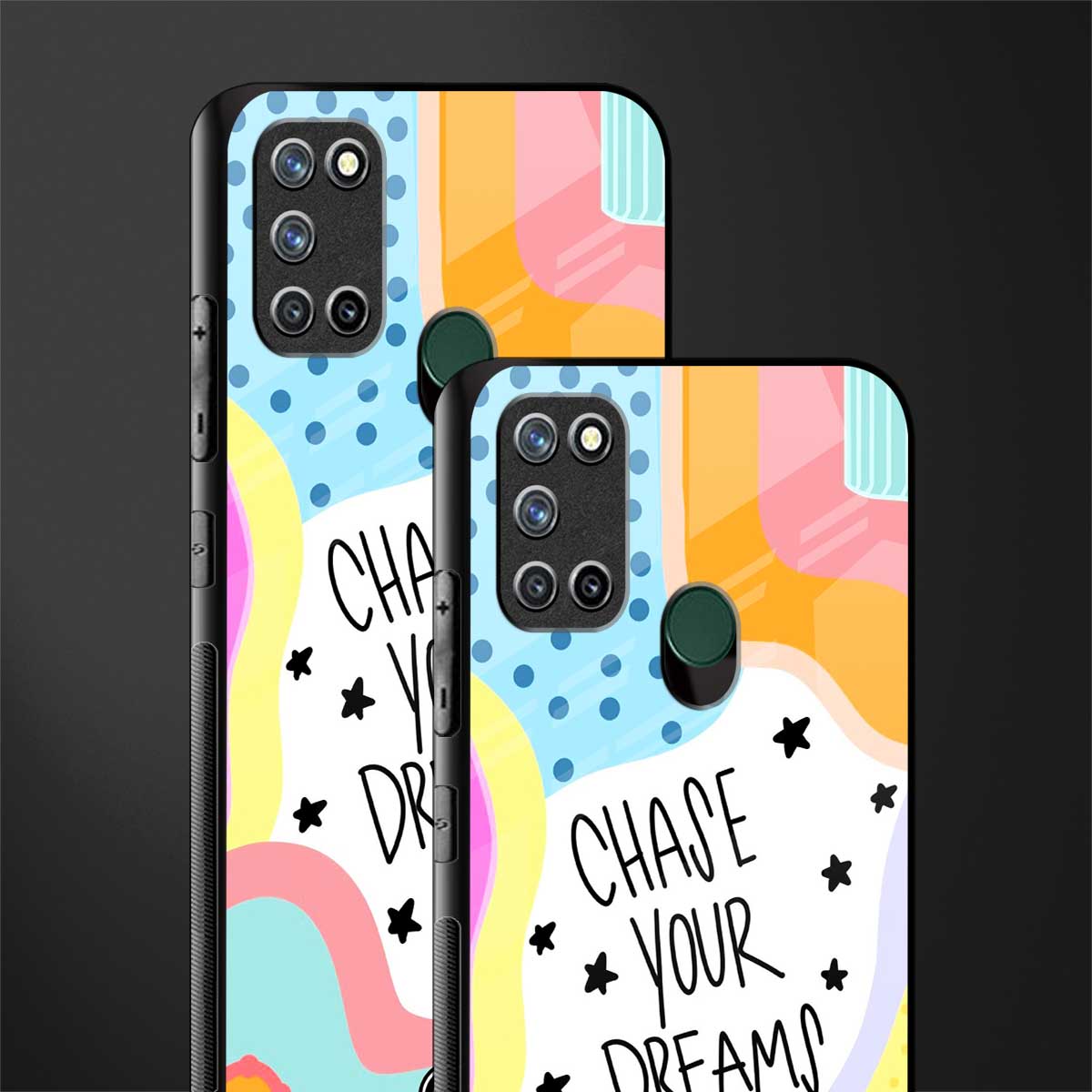 chase your dreams glass case for realme 7i image-2
