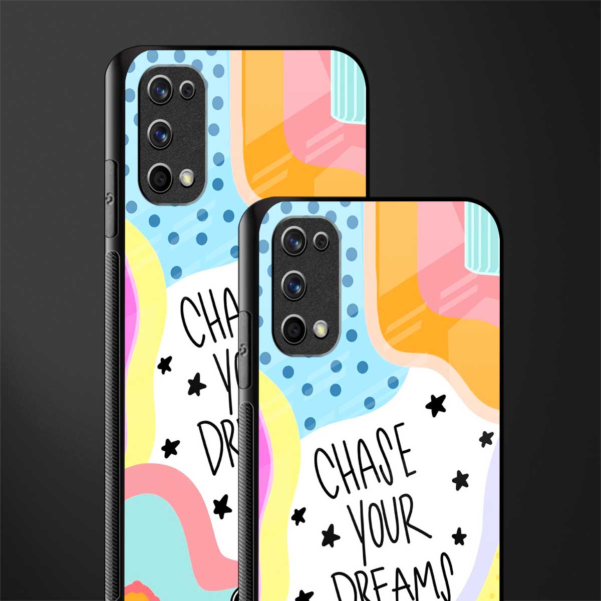 chase your dreams glass case for realme 7 pro image-2