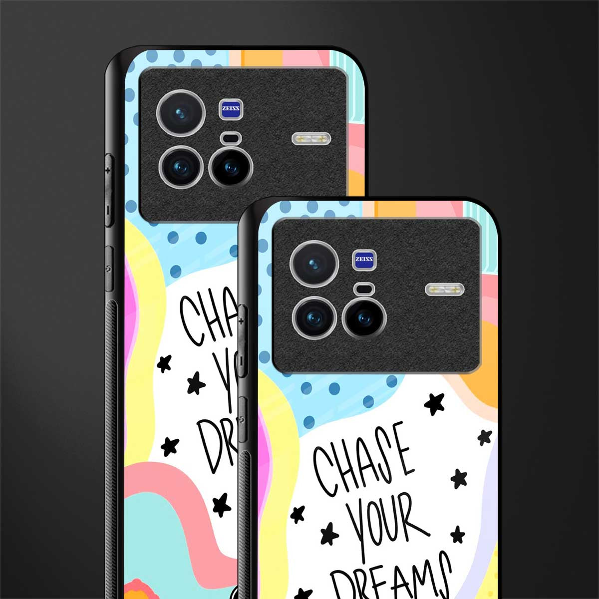 chase your dreams glass case for vivo x80 image-2