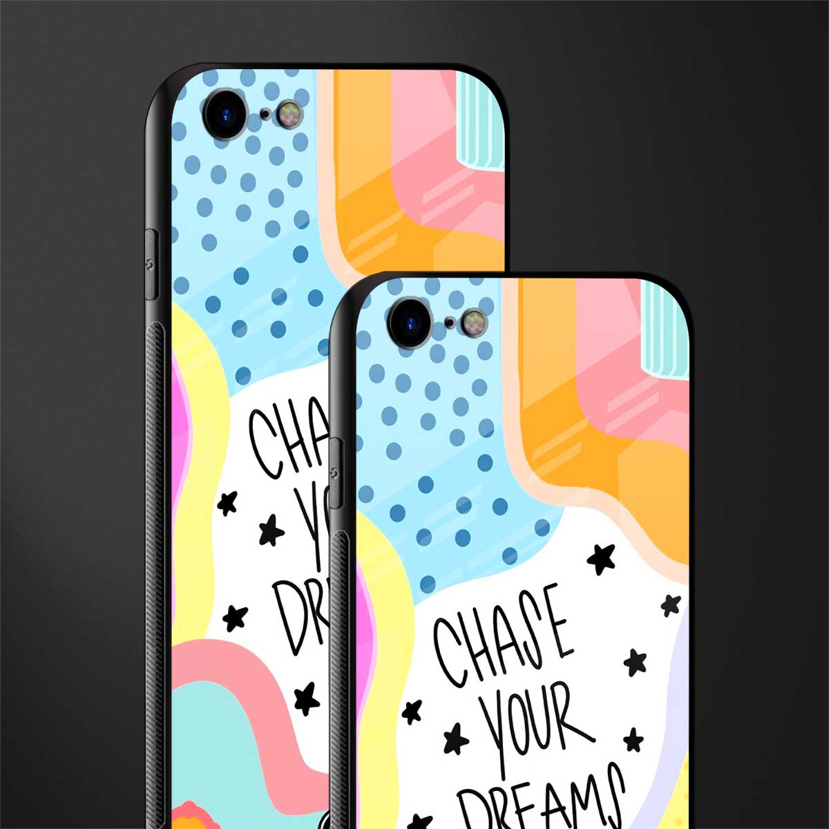 chase your dreams glass case for iphone se 2020 image-2