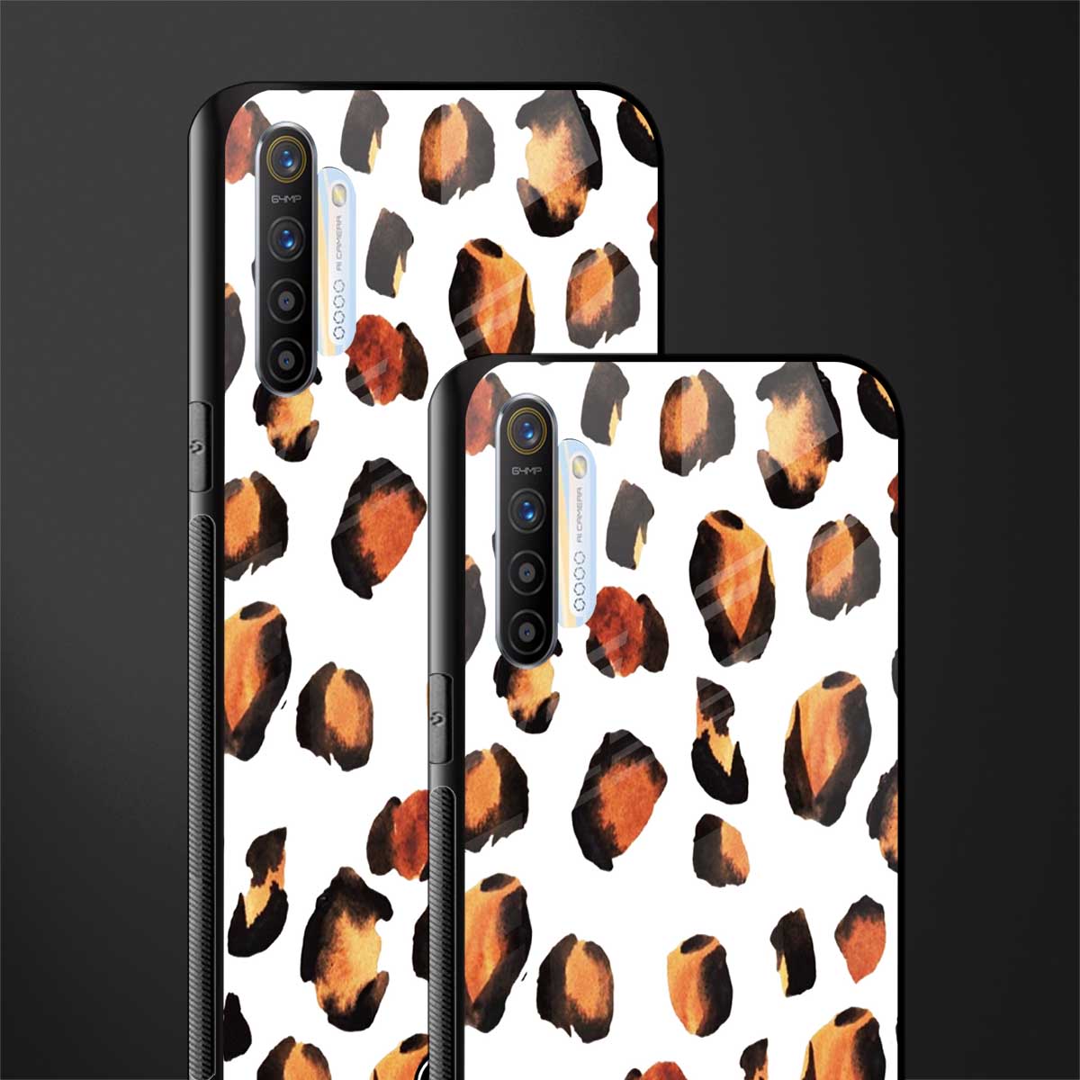 cheetah fur glass case for realme x2 image-2