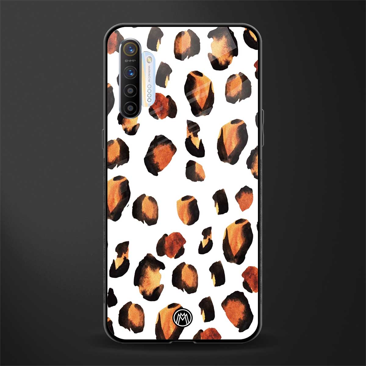 cheetah fur glass case for realme x2 image