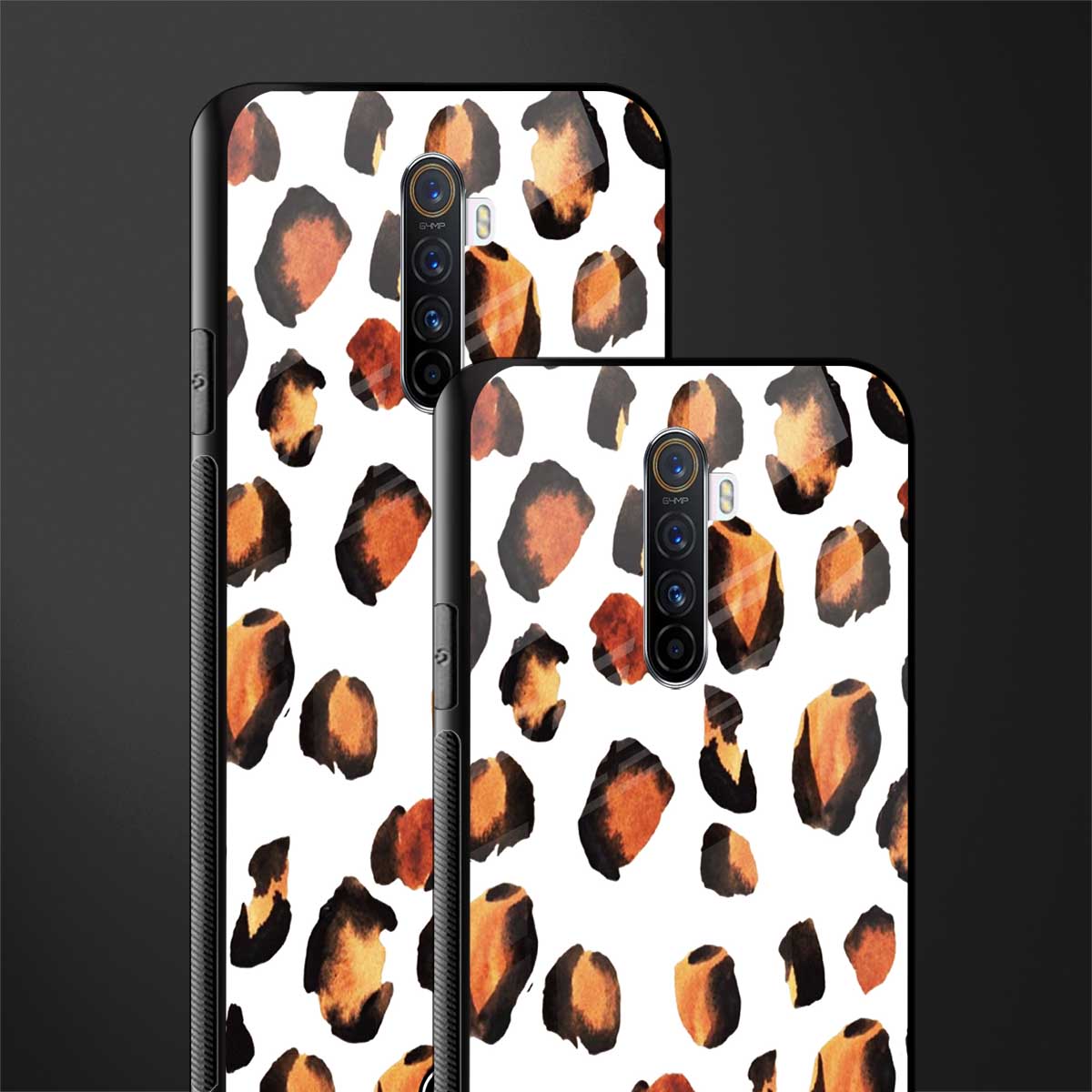 cheetah fur glass case for realme x2 pro image-2