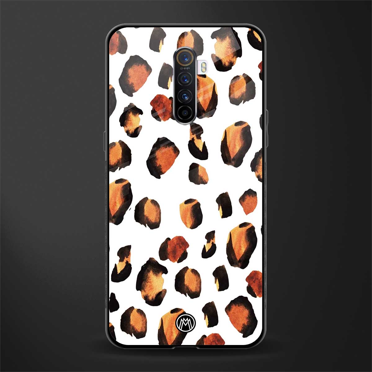 cheetah fur glass case for realme x2 pro image