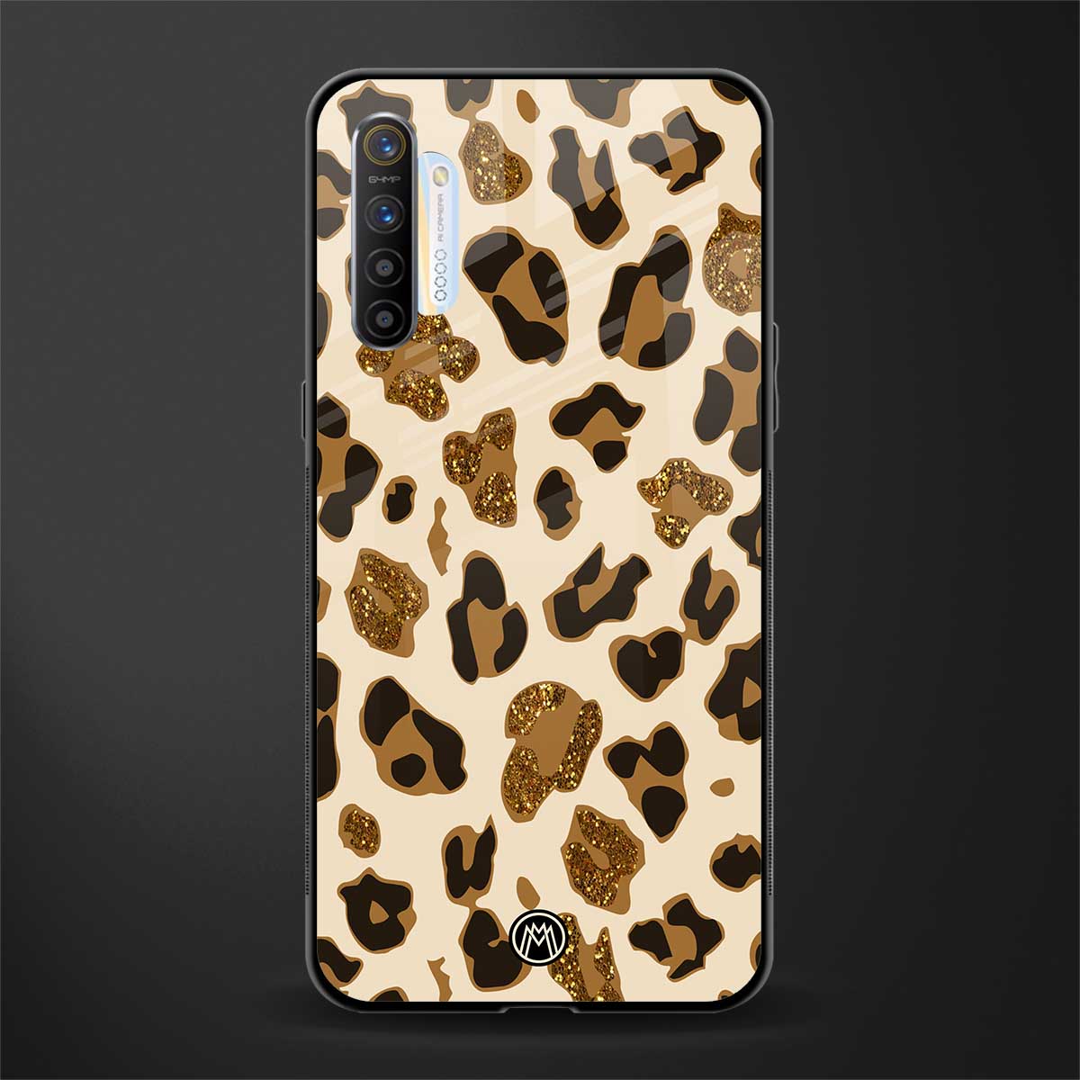 cheetah fur aesthetic glass case for realme x2 image