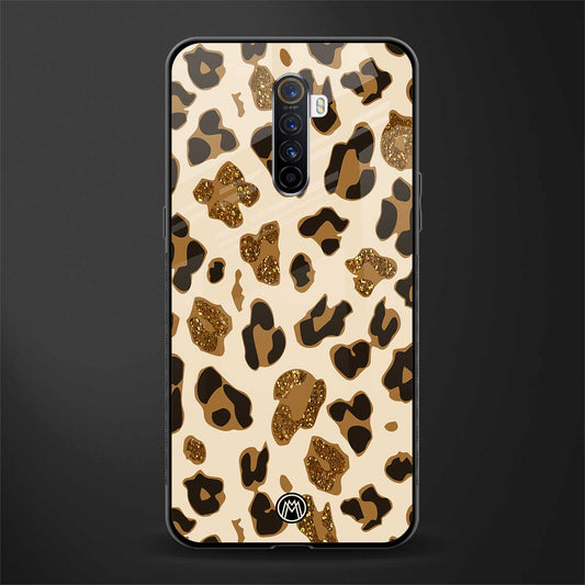 cheetah fur aesthetic glass case for realme x2 pro image