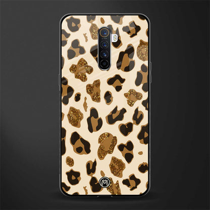cheetah fur aesthetic glass case for realme x2 pro image