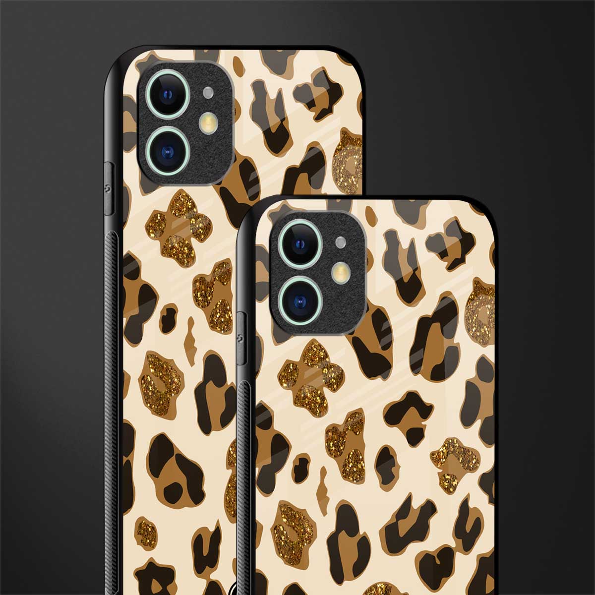 cheetah fur aesthetic glass case for iphone 11 image-2