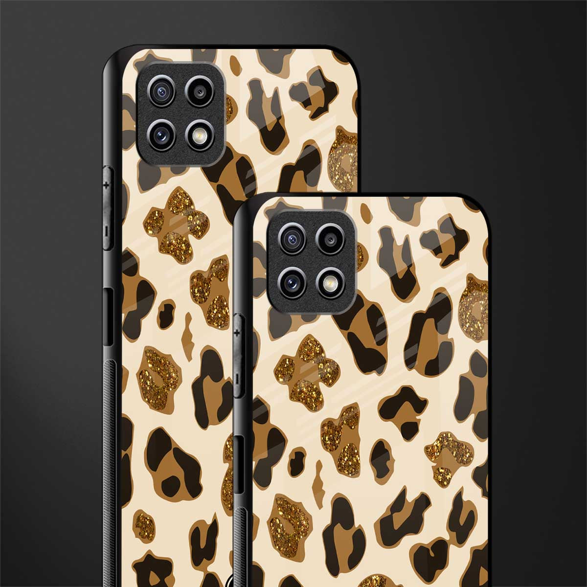 cheetah fur aesthetic back phone cover | glass case for samsung galaxy f42