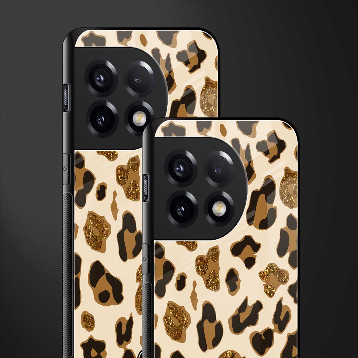 cheetah fur aesthetic back phone cover | glass case for oneplus 11r