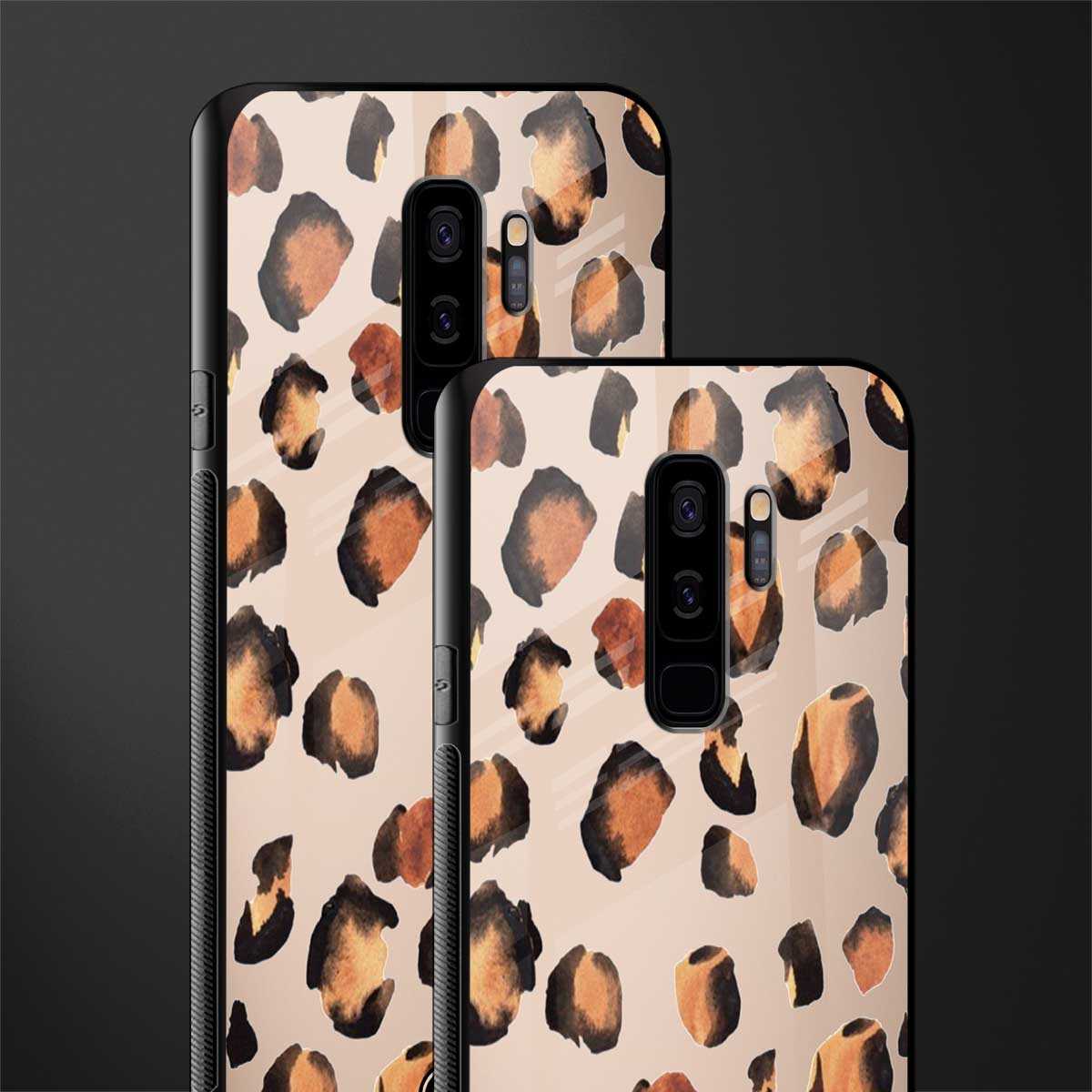 cheetah fur gold edition glass case for samsung galaxy s9 plus image-2
