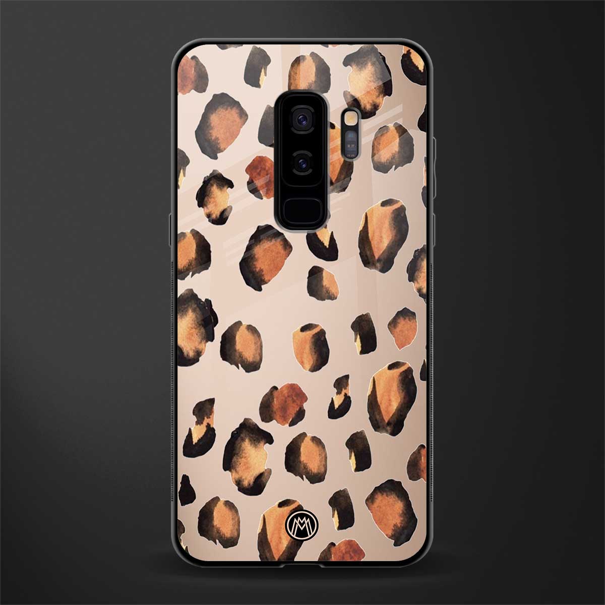 cheetah fur gold edition glass case for samsung galaxy s9 plus image