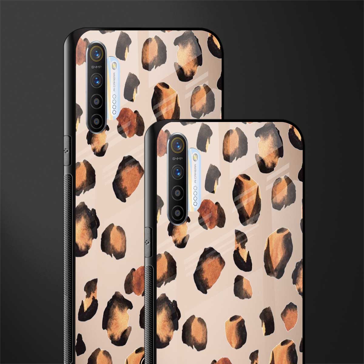 cheetah fur gold edition glass case for realme x2 image-2