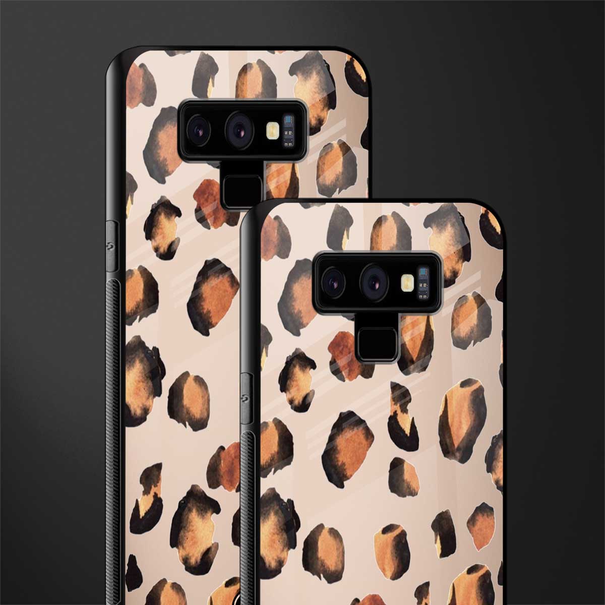 cheetah fur gold edition glass case for samsung galaxy note 9 image-2